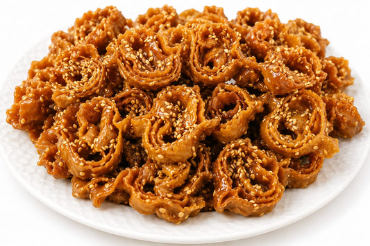 Chebakia de Sésamo – Crujiente, Aromática y Bañada en Miel