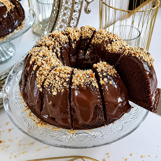 Bizcocho de Chocolate con Cobertura Cremosa