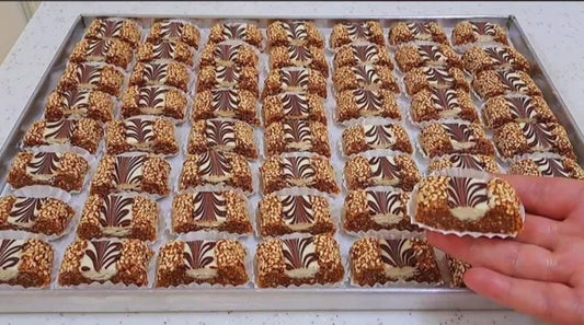 Dulce Sin Horno de Sésamo, Cacahuete, Dátiles y Chocolate